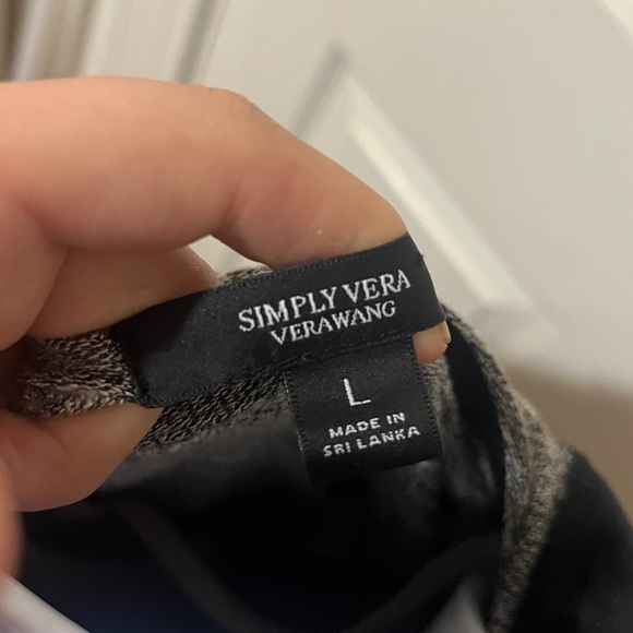 Simply Vera Wang Black and Gray Dress - Picture 3 of 3